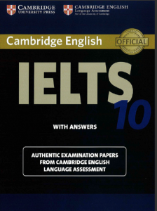 Bìa Cambridge IELTS 10
