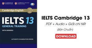 Bìa Cambridge IELTS 13
